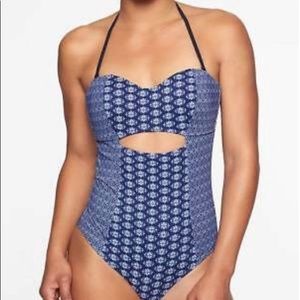 Athleta Tangier Cut-Out One-Piece Swimsuit, XXS.